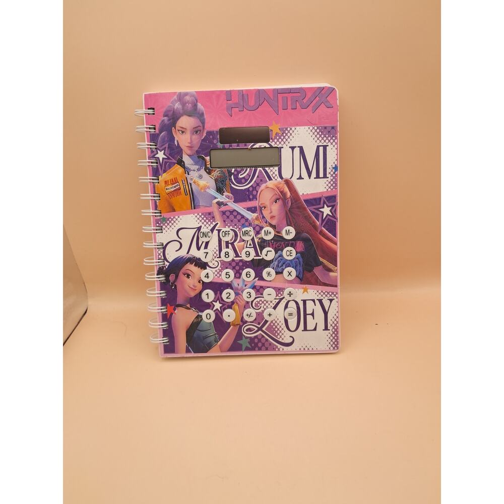 K pop demon hunters calculator notebook